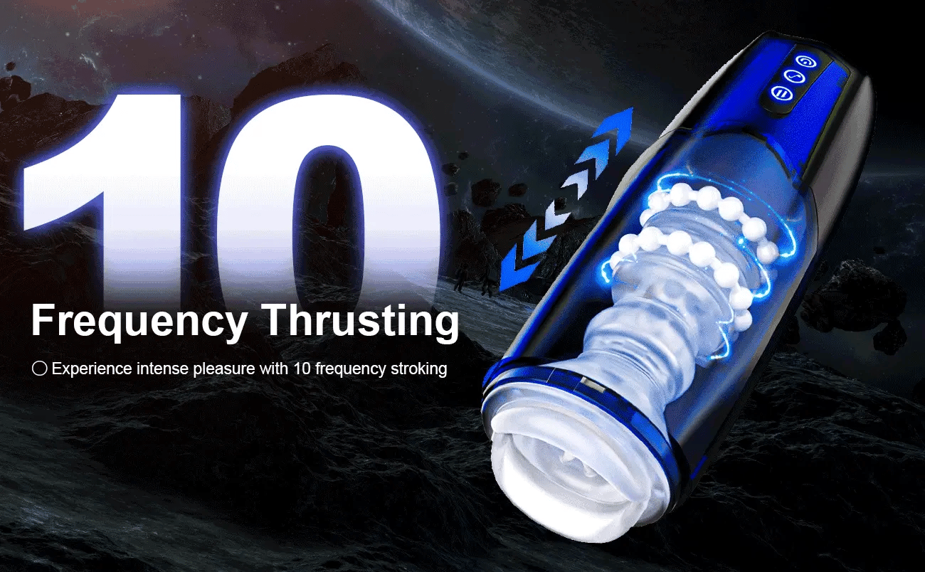 10 Mode Life-like Stroking Motion Blowjob Simulator Toy
