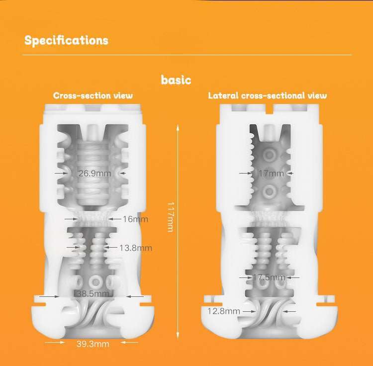 8-Frequency Rotary Expansion and 5-Frequency Vibration Male Aircraft Cup