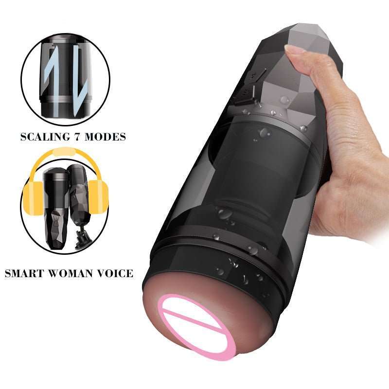 Fully Automatic Telescopic Blowjob Masturbation Cup For Men