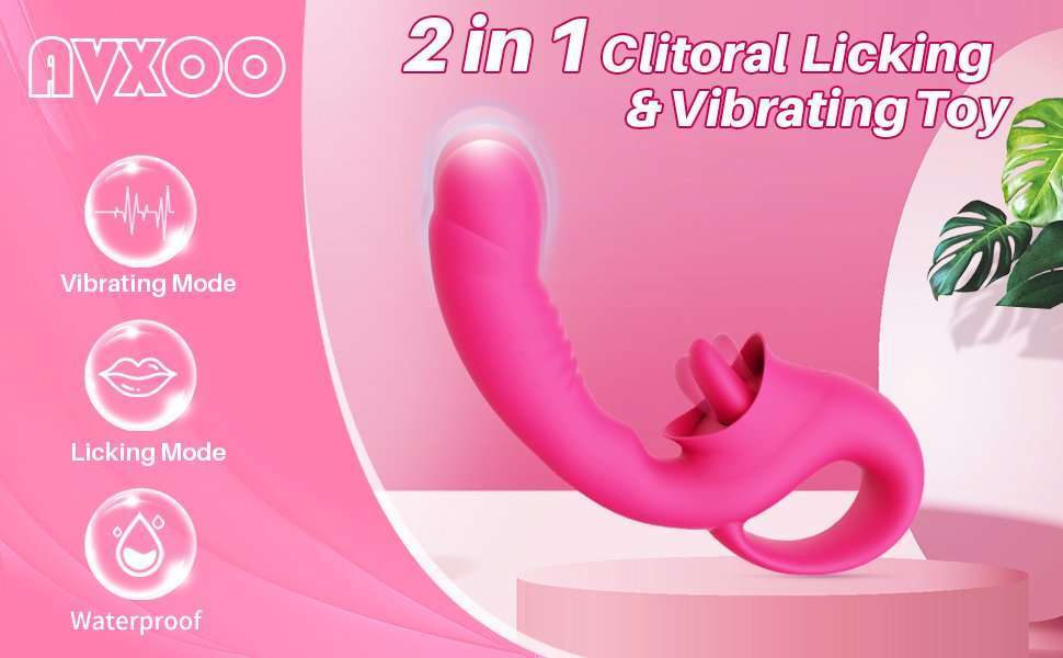 Clitoral licking vibrator