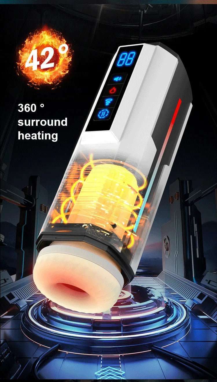 XS11 Male Masturbator Sucking Thrusting Vibrating Heating Moaning