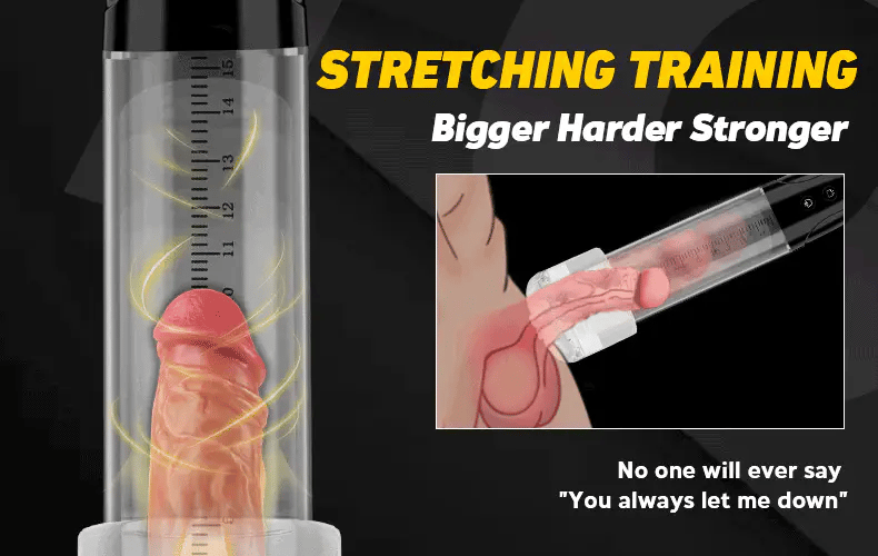 XP1 Penis Pump 2 In 1 Vacuum Sucking Enlargement Masturbator