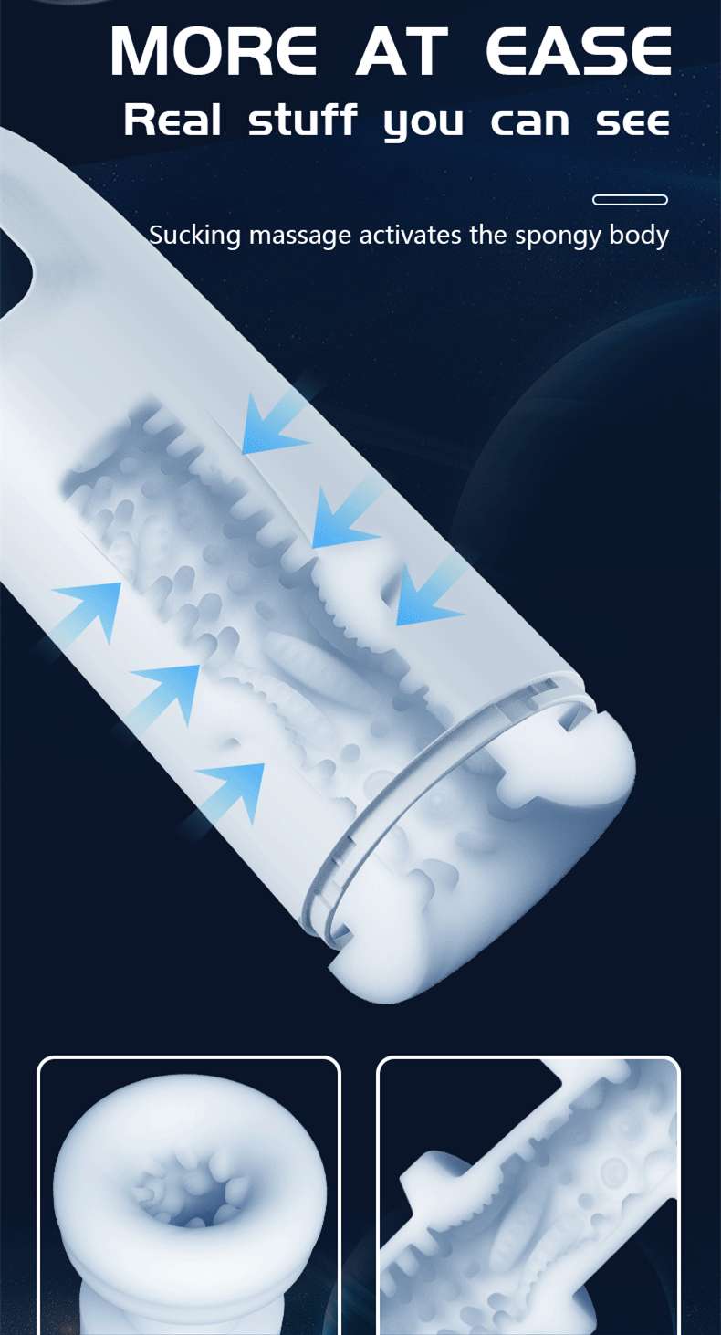 Diver 4-in-1 Waterproof Telescopic Vibration Heating Masturbation Cup