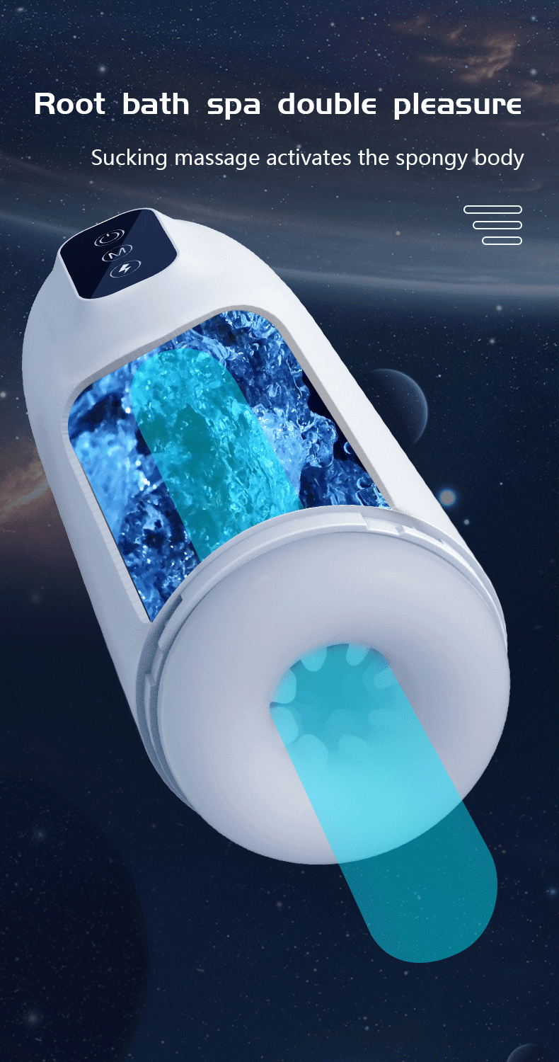 Diver 4-in-1 Waterproof Telescopic Vibration Heating Masturbation Cup