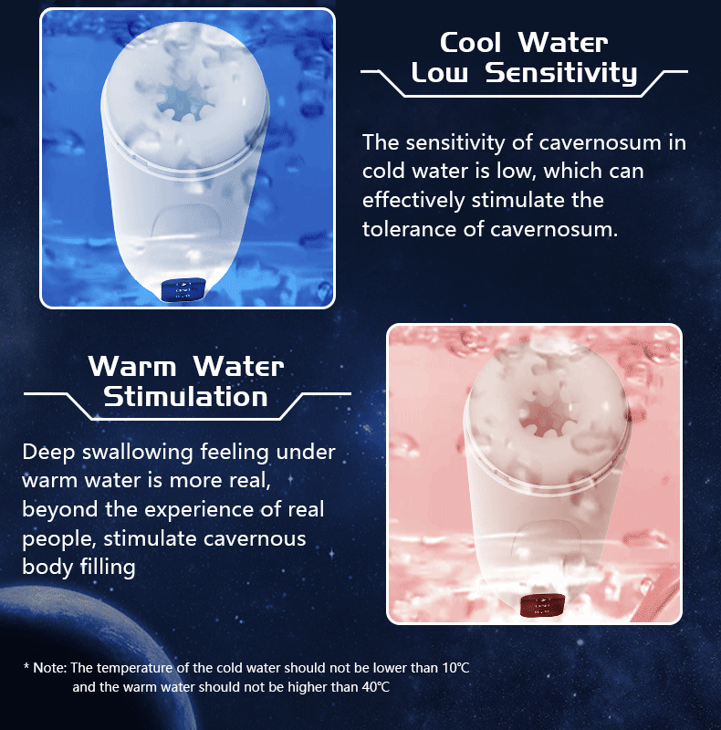 Diver 4-in-1 Waterproof Telescopic Vibration Heating Masturbation Cup