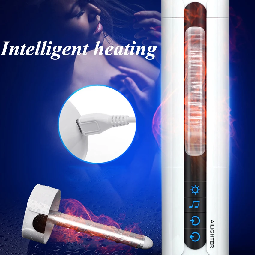 Ailighter AirJet Automatic Heating & Sucking Interactive Pronunciation Male Masturbator