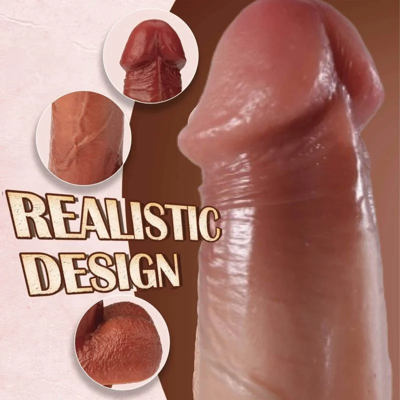 051296001103ea6468b514952c72a815 YIQU 23.11cm Realistic Dildo G-spot Anal Stimulation With 10 Telescopic 10 Vibration