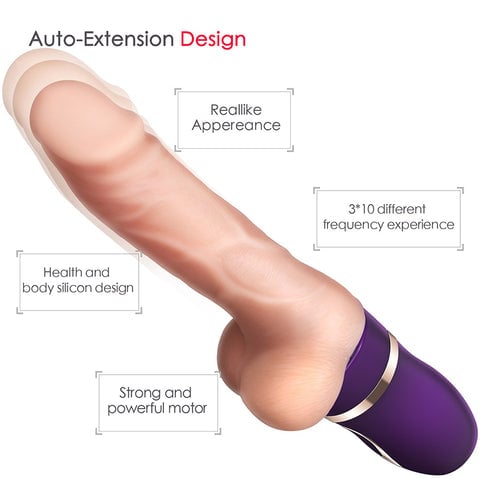 EROCOME AURIGA G-spot thrusting Dildo Vibrator