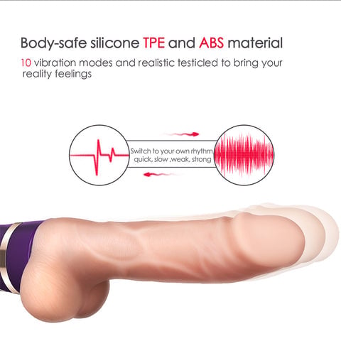 EROCOME AURIGA G-spot thrusting Dildo Vibrator