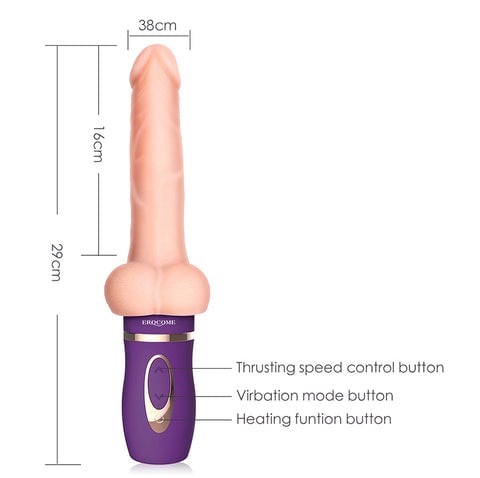 EROCOME AURIGA G-spot thrusting Dildo Vibrator