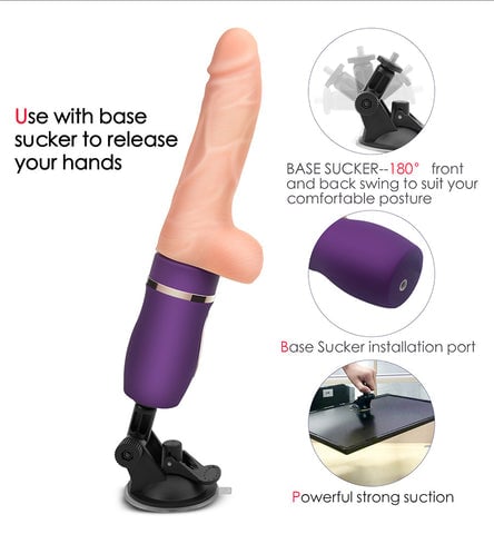 EROCOME AURIGA G-spot thrusting Dildo Vibrator