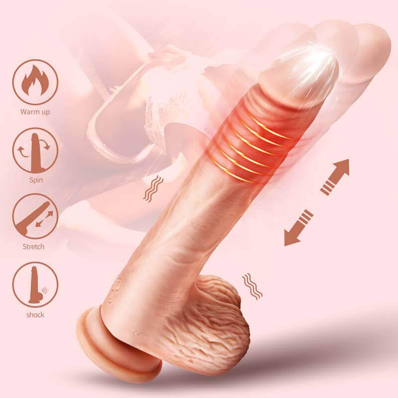 Erocome Aquila Realistic Thrusting Dildo