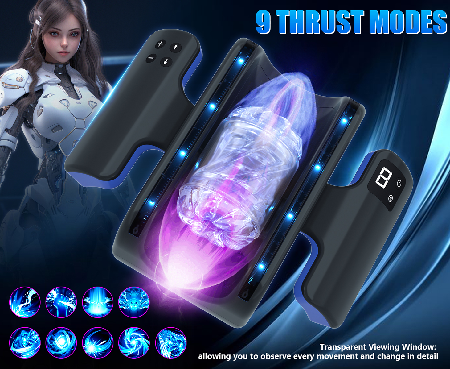 Cannon King Scaled-down Version Thrusting Masturbation Cup