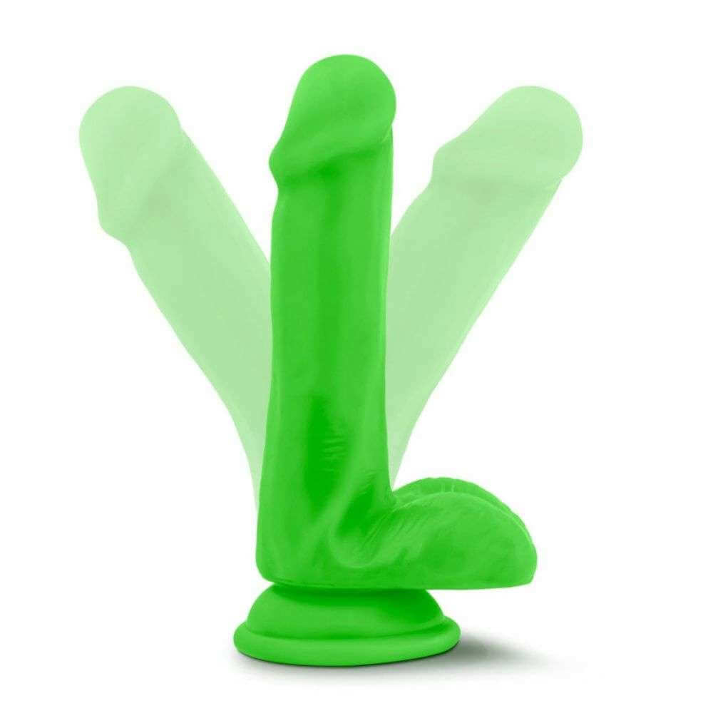 Blush Neo Elite - 6 Inch Silicone Dual Density Cock with Balls