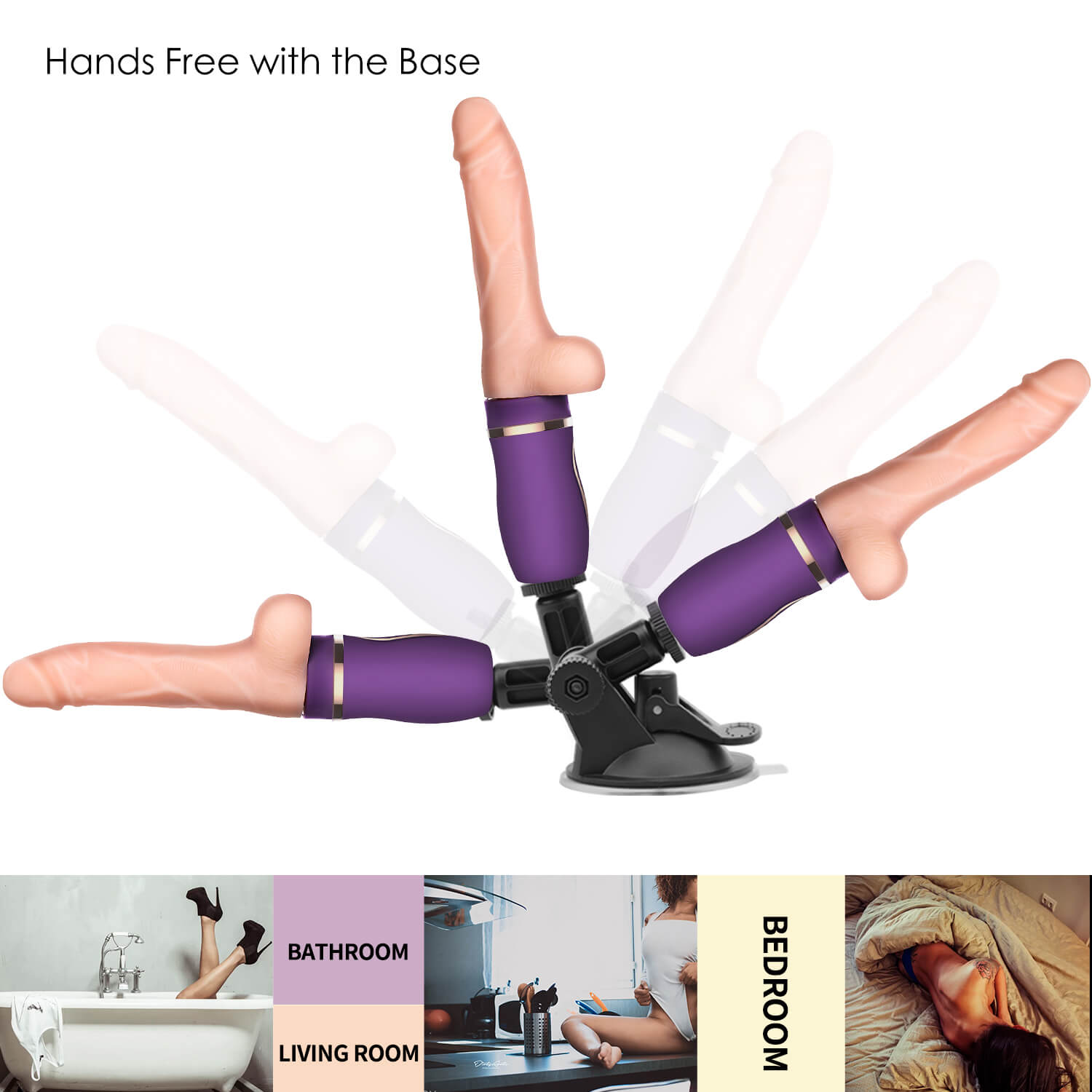 EROCOME AURIGA G-spot thrusting Dildo Vibrator