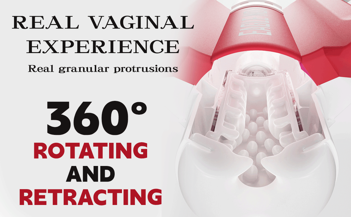Hercules Grip 2.0 Telescopic Rotating Masturbation Cup