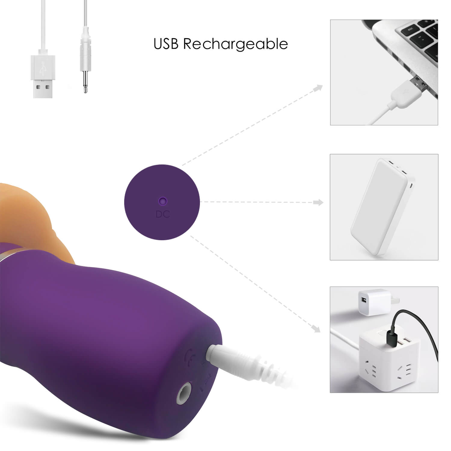 EROCOME AURIGA G-spot thrusting Dildo Vibrator