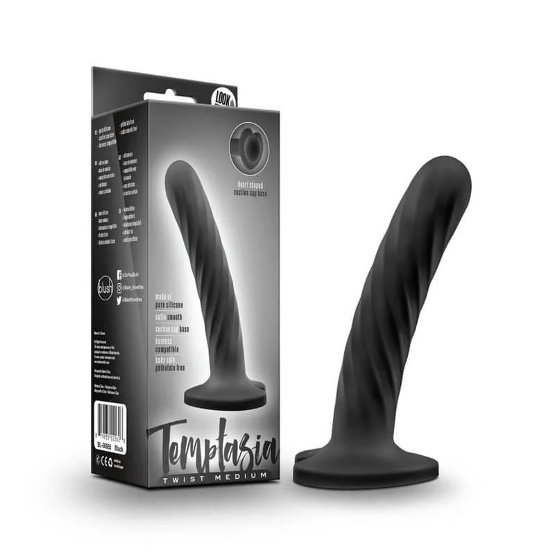 f73b6398772053e18b629ee5f7f4d9ea Blush Temptasia Twist Small Silicone Dildo Plug