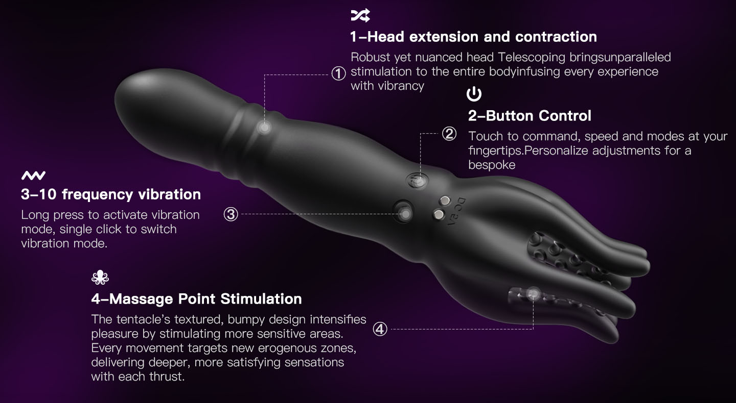 Octopus Massager – Dual-Ended Pleasure for Singles & Couples