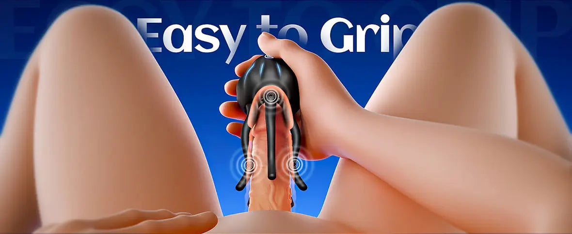 XG12 Jellyfish-Shaped Silicone Glans Vibrator with 10 Vibrating Modes