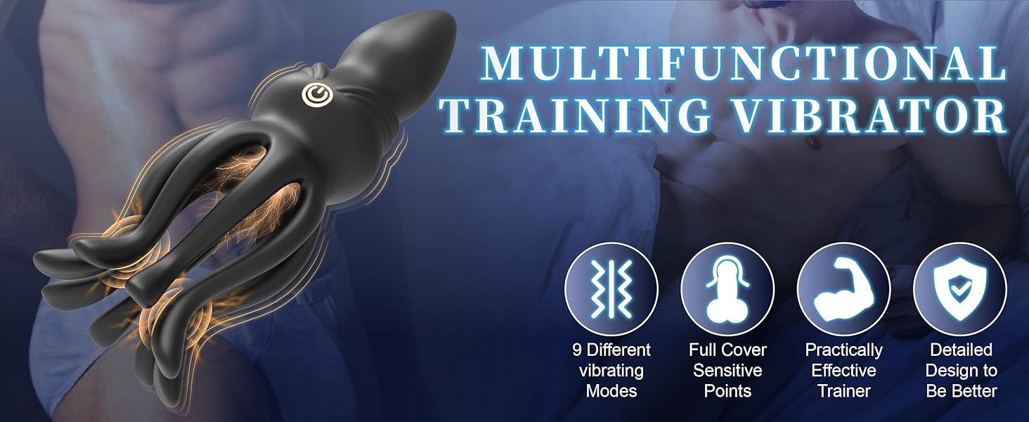 4 In 1 Super Strong Vibration 9 Different Vibration Modes Unisex Sex Toy