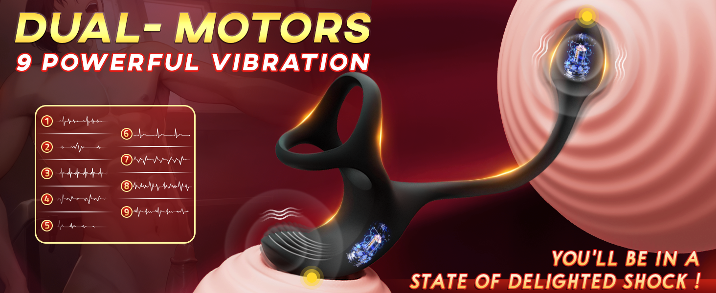 Zenith - Spherical Vibrating Anal Plug with Penis Rings