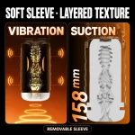 GX1 layered removable sleeve with vibration and suction illustration
