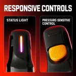 GX2 status light and pressure-sensitive manual control