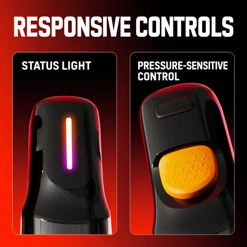 GX2 status light and pressure-sensitive manual control