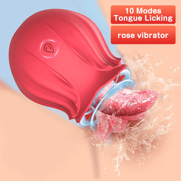 rosebud vibrator  modes tongue licking